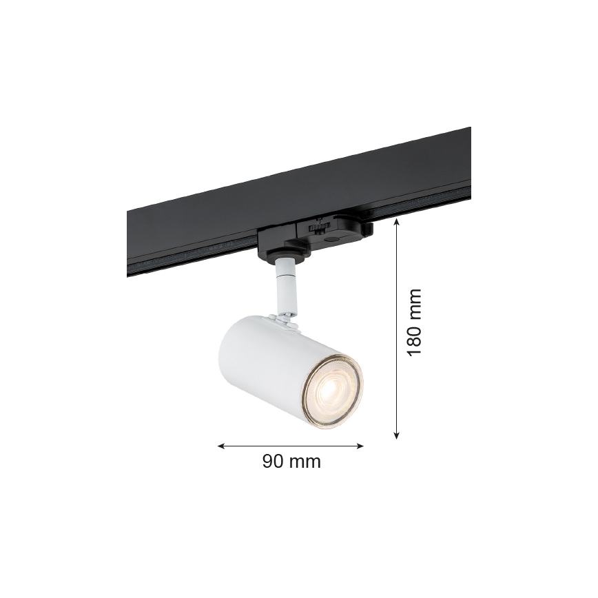 Argon 4327 - Spot za šinski sistem HORTA 1xGU10/5W/230V bela