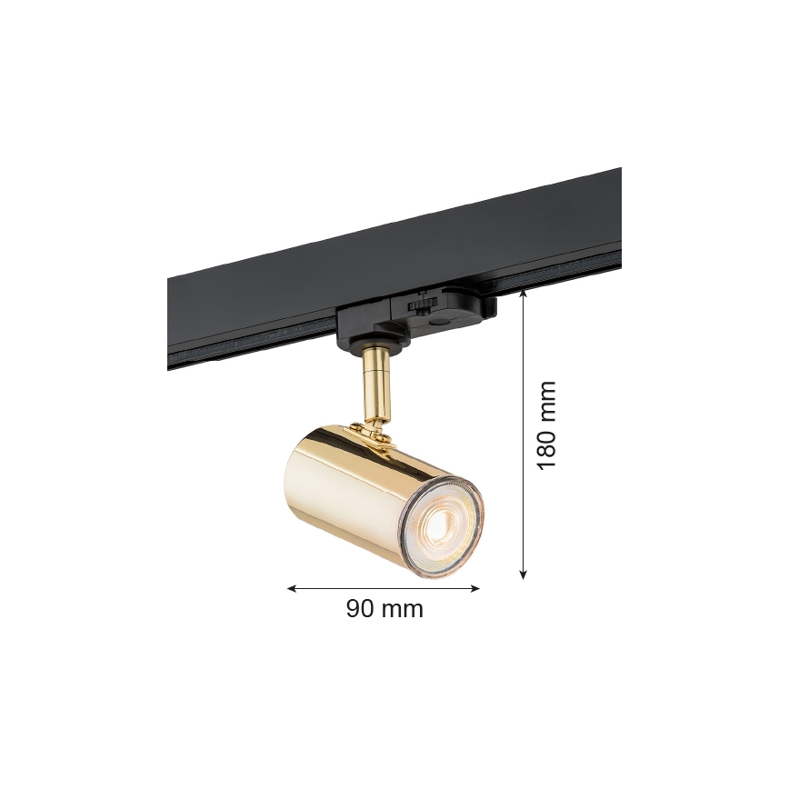 Argon 4328 - Reflektor za šinski sistem HORTA 1xGU10/5W/230V mesing