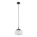 Argon 4331 - Viseći luster na sajli TRINI 1xE27/15W/230V, prečnik 20 cm, crna