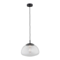 Argon 4332 - Luster na sajli TRINI 1xE27/15W/230V prečnik 30 cm crna