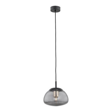 Argon 4333 - Luster na sajli TRINI 1xE27/15W/230V prečnik 20 cm crna