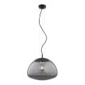 Argon 4350 - Luster na sajli TRINI 1xE27/15W/230V Ø 40 cm crna