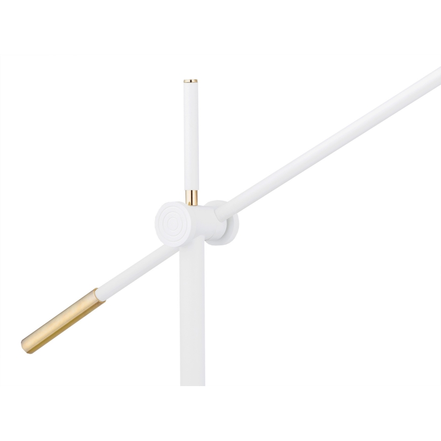 Argon 4734 - Podna lampa DETROIT 1xE27/15W/230V bela