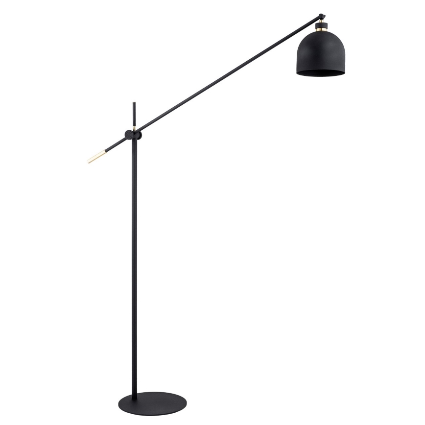 Argon 4735 - Stojeća lampa DETROIT 1xE27/15W/230V crna