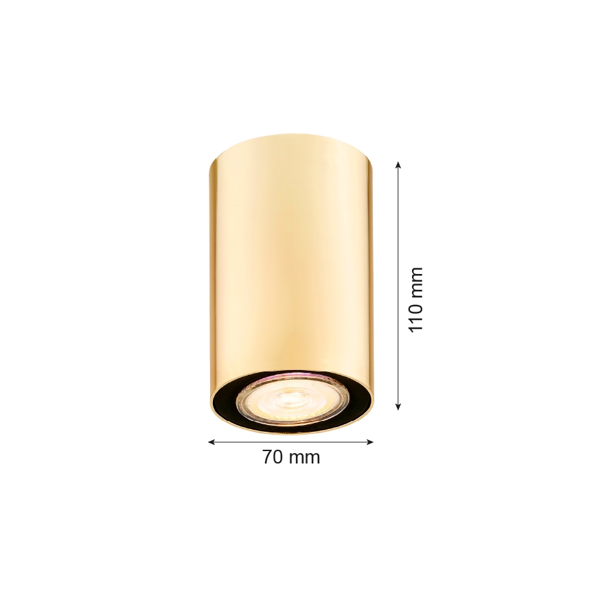 Argon 4759 - Plafonsko svetlo TYBER 1xGU10/5W/230V zlatna