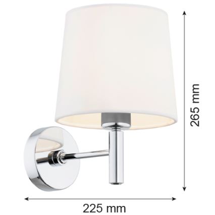 Argon 4760 - Zidna svetiljka BOLZANO 1xE27/15W/230V