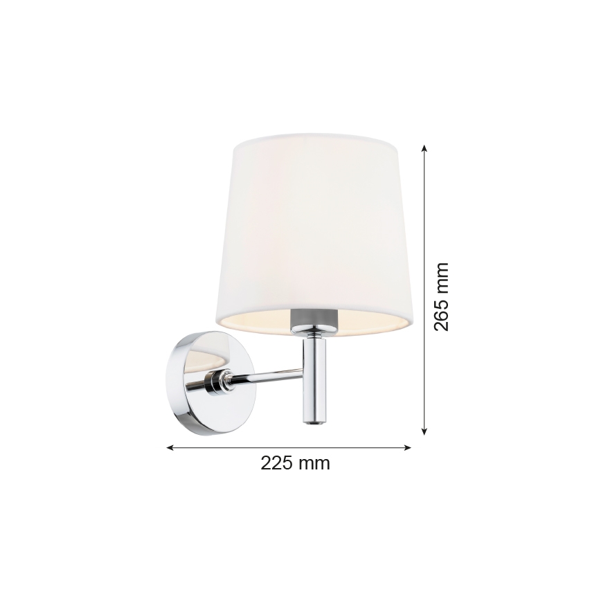 Argon 4760 - Zidna svetiljka BOLZANO 1xE27/15W/230V
