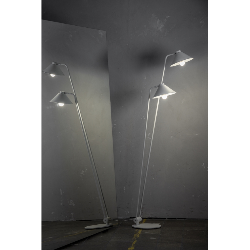 Argon 4997 - Podna lampa GABIAN 1xE27/15W/230V bela