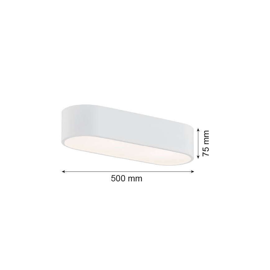 Argon 6002 - Plafonjera TONI 3xE27/15W/230V bela