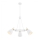 Argon 6148 - Luster na šipci CHARLOTTE 3xE27/15W/230V bela/zlatna