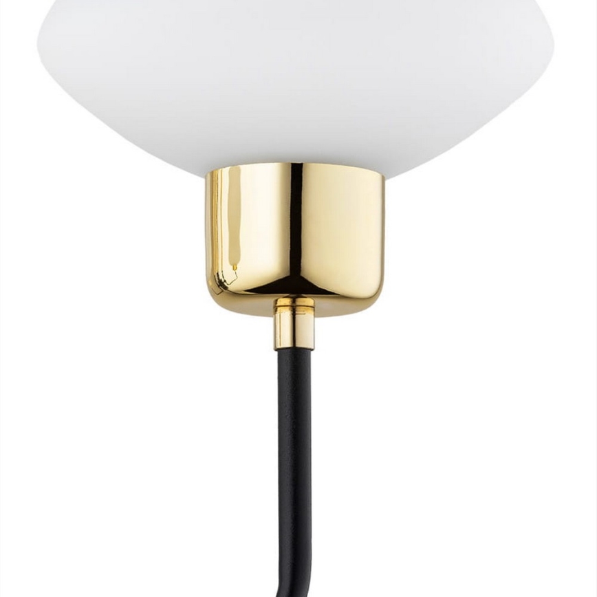 Argon 6166 - Luster na štapu RAVELLO 3xE14/15W/230V crna/zlatna