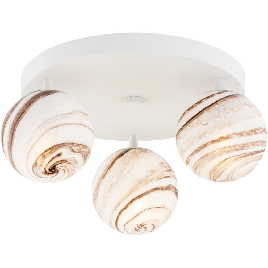 Argon 6291 - Plafonsko svetlo FABIO 3xE14/7W/230V alabaster bela