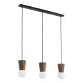 Argon 6358 - Luster za kupatilo na sajli VOLANTE 3xG9/6W/230V IP44 braon