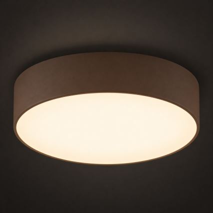 Argon 6364 - Stropna svetiljka DARLINGOS 3xE27/15W/230V prečnik 45 cm braon