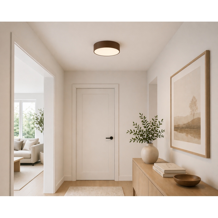 Argon 7295 - Plafonsko svetlo DARLINGOS 2xE27/15W/230V Ø 25 cm braon