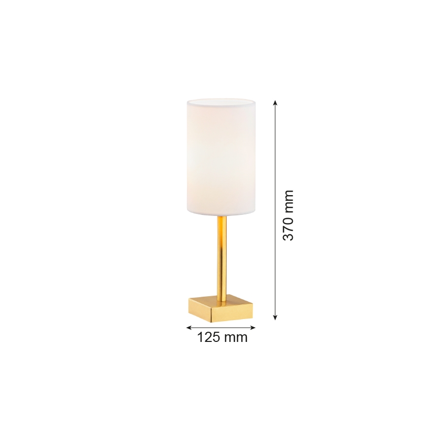 Argon 8030 - Stona lampa ABRUZZO 1xE14/7W/230V mesing/bela