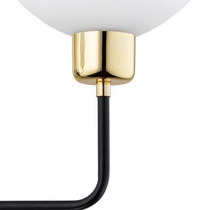 Argon 8032 - Zidna lampa RAVELLO 1xE14/15W/230V crna/zlatna