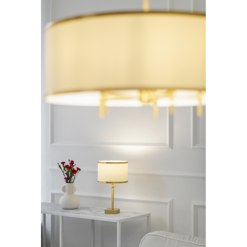 Argon 8047 - Stona lampa ABBANO 1xE27/15W/230V mesing/bela