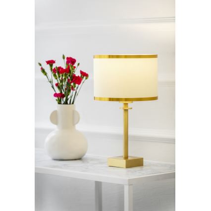 Argon 8047 - Stona lampa ABBANO 1xE27/15W/230V mesing/bela