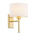 Argon 8048 - Zidna lampa ABBANO 1xE27/15W/230V mesing/bela