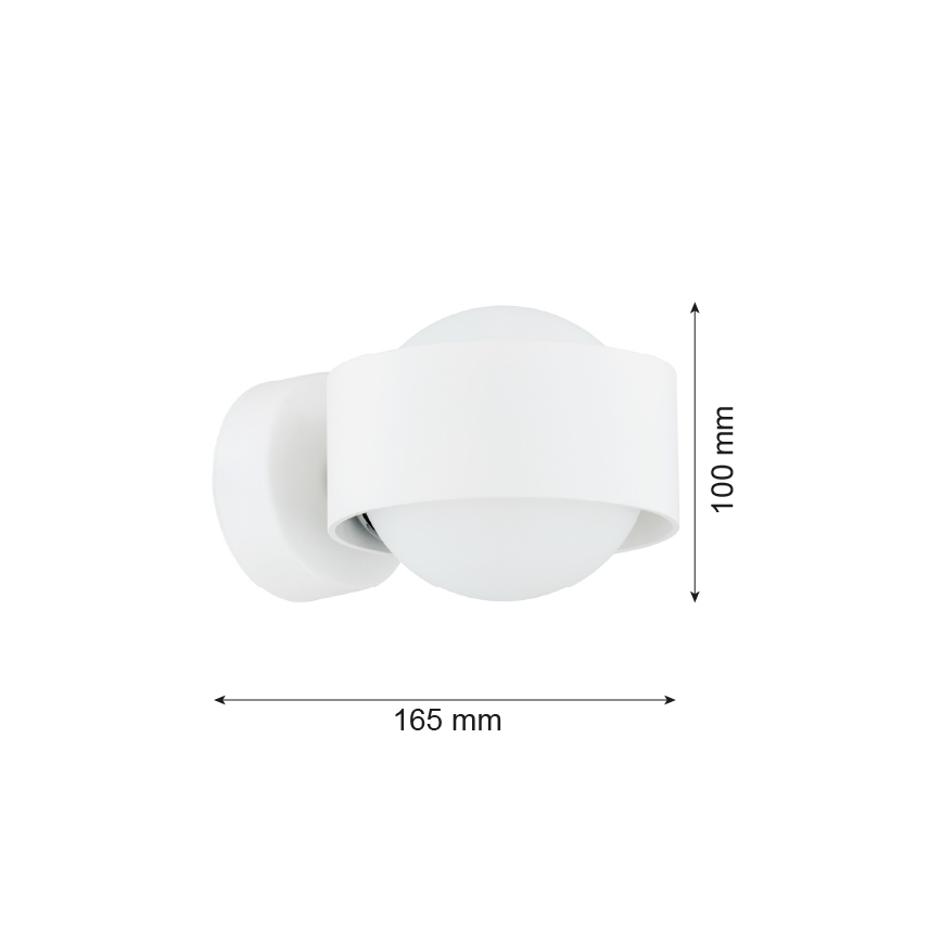 Argon 8057 - zidno svetlo MASSIMO PLUS 1xG9/6W/230V belo