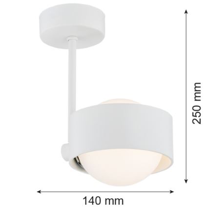 Argon 8058 - Luster na stalku MASSIMO PLUS 1xG9/6W/230V bela