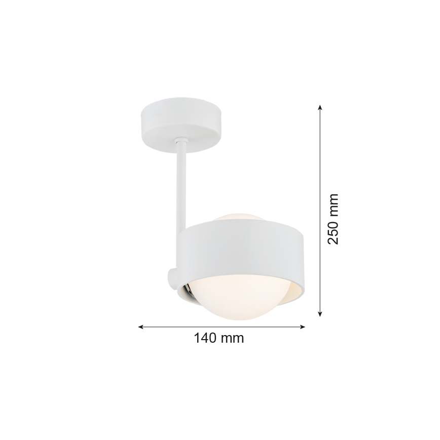 Argon 8058 - Luster na stalku MASSIMO PLUS 1xG9/6W/230V bela