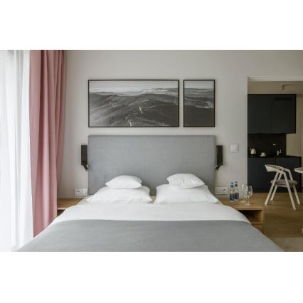 Argon 8065 - Zidni spot ETNA 1xG9/6W/230V crni