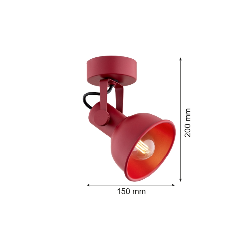 Argon 8298 - Spot svetiljka LENORA 1xE14/7W/230V crvena