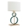 Argon 8317 - Stona lampa PERSEO 1xE27/15W/230V 42 cm krem/zelena