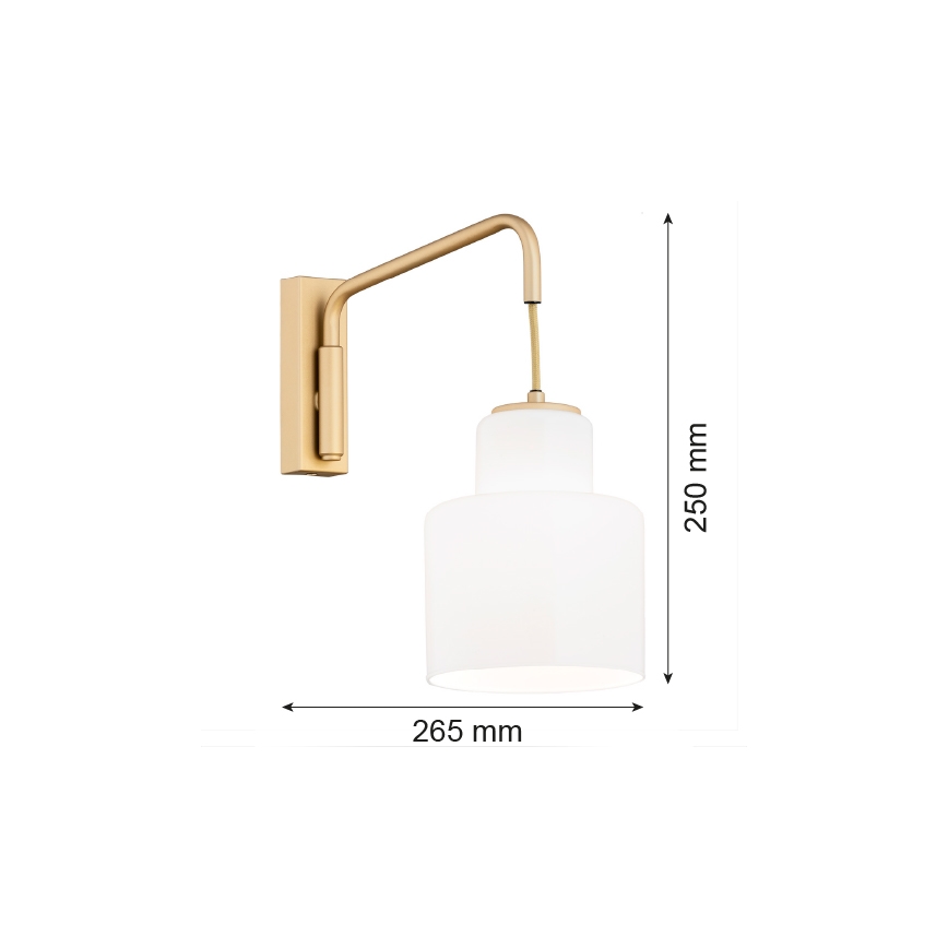 Argon 8371 - Zidna svetiljka DIUNA 1xE27/15W/230V zlatna