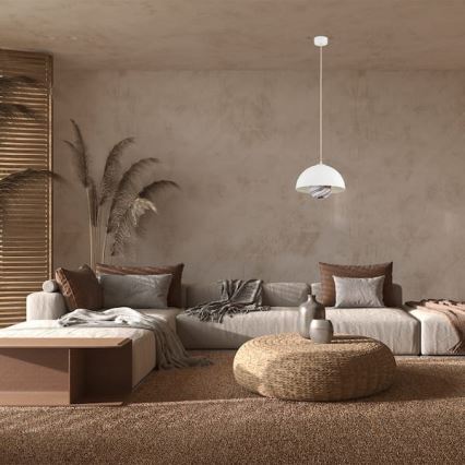 Argon 8443 - Luster na sajli PIAVA 1xE14/7W/230V alabaster bela