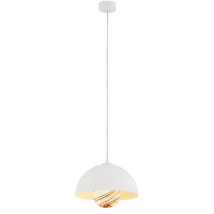 Argon 8443 - Luster na sajli PIAVA 1xE14/7W/230V alabaster bela