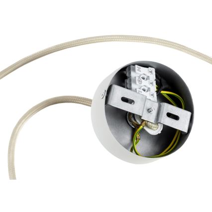 Argon 8443 - Luster na sajli PIAVA 1xE14/7W/230V alabaster bela