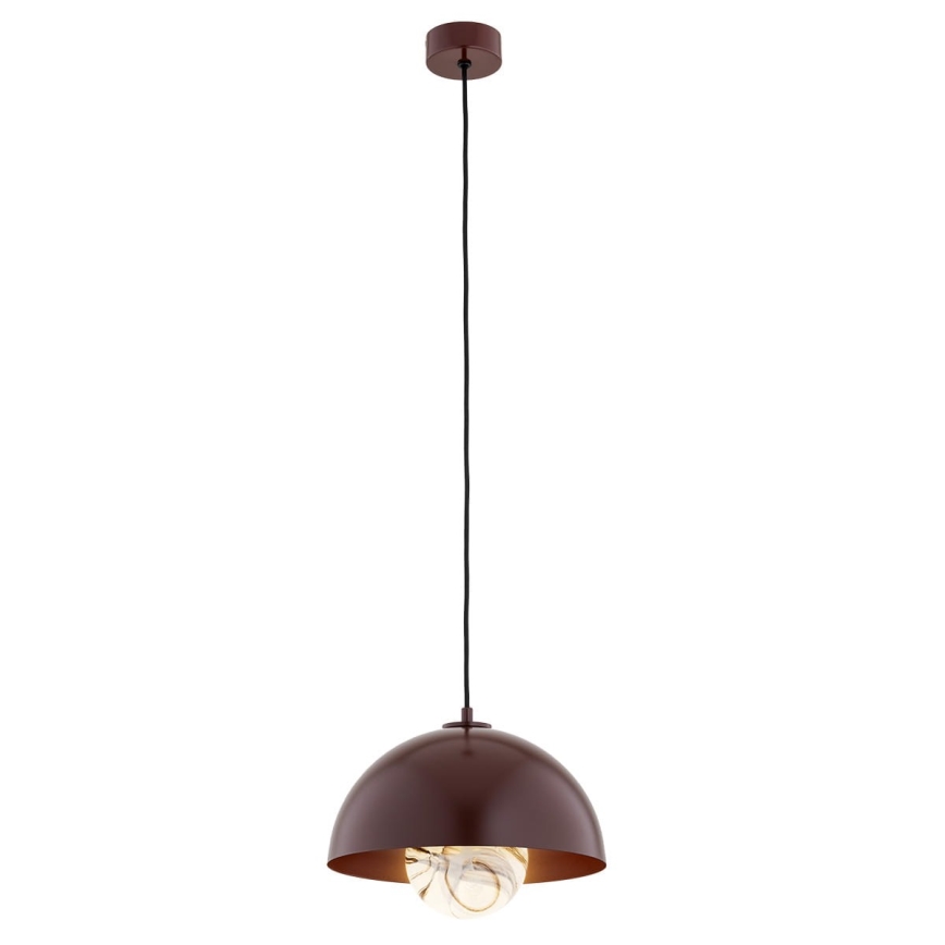 Argon 8444 - Visilica na sajli PIAVA 1xE14/7W/230V alabaster braon