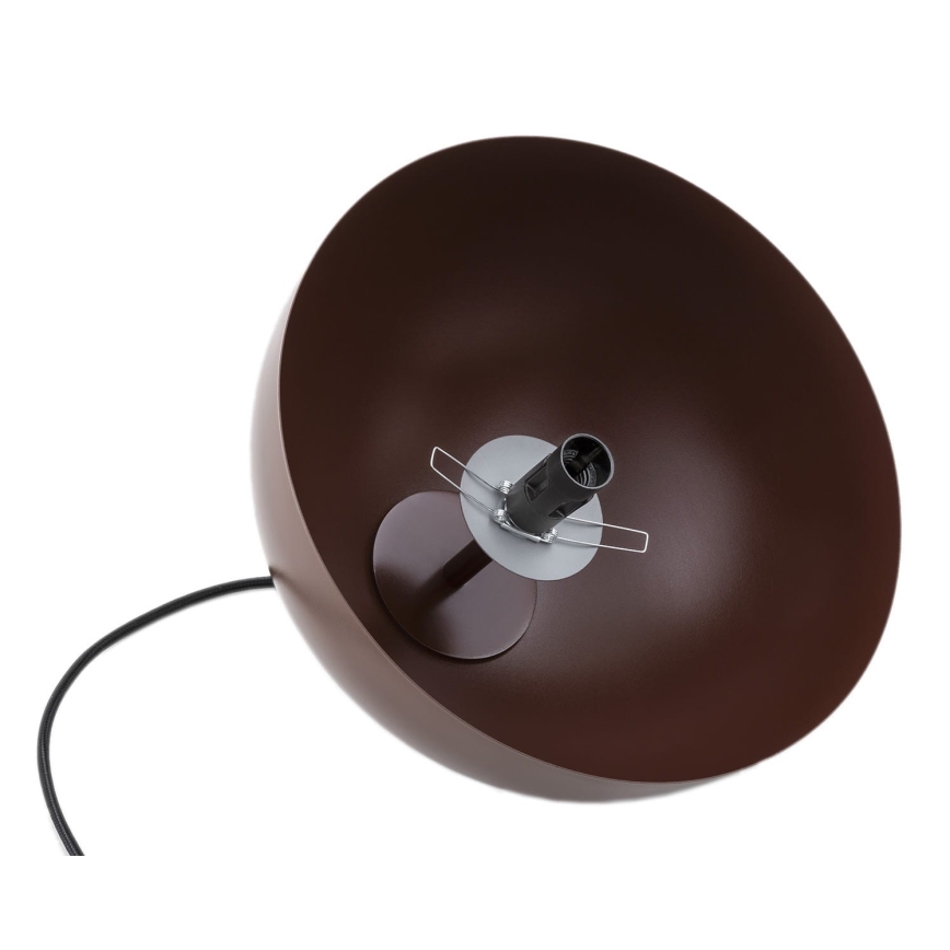 Argon 8444 - Visilica na sajli PIAVA 1xE14/7W/230V alabaster braon