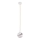 Argon 8451 - Luster na sajli ALMIROS 1xE14/7W/230V, Ø 12 cm, alabaster bela/zlatna