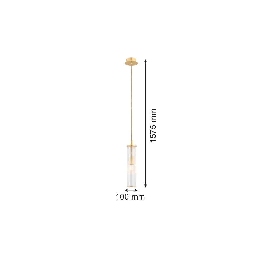 Argon 8489 - Viseći luster HAMPTON na sajli 1xE14/7W/230V zlatna