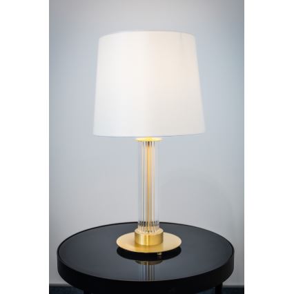 Argon 8540 - Stona lampa HAMPTON 1xE27/15W/230V 57 cm bela