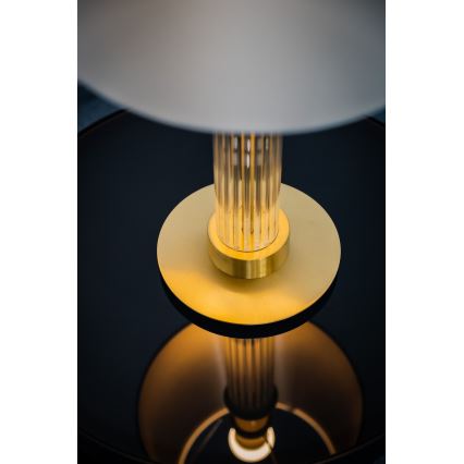 Argon 8540 - Stona lampa HAMPTON 1xE27/15W/230V 57 cm bela