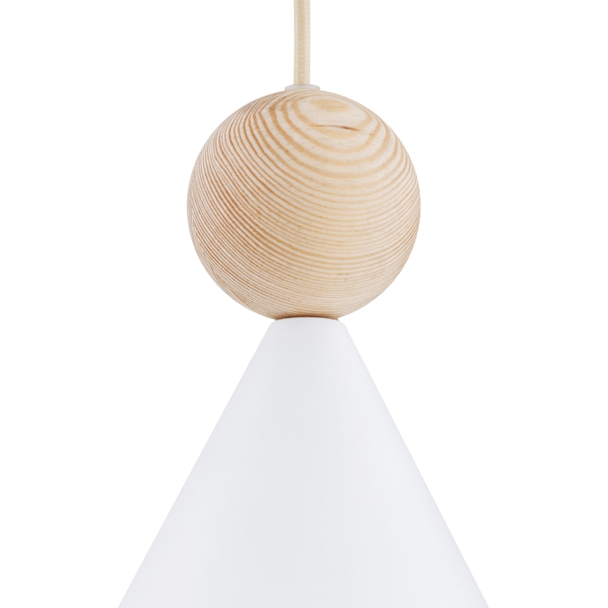 Argon 8629 - Luster na sajli KEGEL 1xE27/15W/230V bela