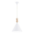 Argon 8632 - Luster na sajli KEGEL 1xE27/15W/230V bela