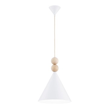 Argon 8632 - Luster na sajli KEGEL 1xE27/15W/230V bela