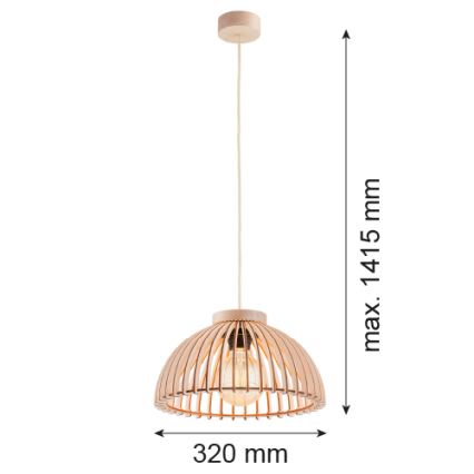 Argon 8633 - Viseći luster na sajli TRE 1xE27/15W/230V