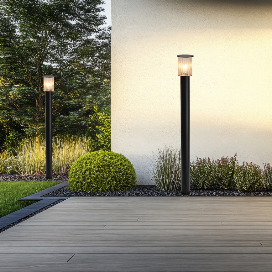 Argon 8750 - Spoljašnja lampa NORFOLK 1xE27/15W/230V IP44 124cm crna