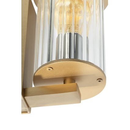 Argon 8752 - Spoljna zidna svetiljka NORFOLK 1xE27/15W/230V IP44 zlatna