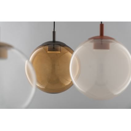 Argon 8829 - Luster na sajli SACRAMENTO 1xGX53/8W/230V proziran/braon