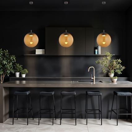 Argon 8831 - Luster na sajli SACRAMENTO 1xGX53/8W/230V braon/zadimljena