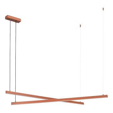 Argon 8837 - LED luster na sajli MIAMI LED/74W/230V 3000K braon