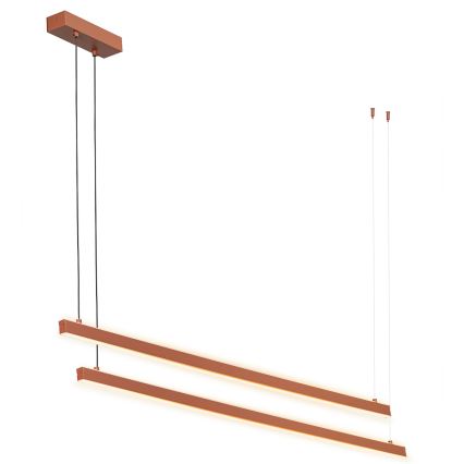 Argon 8837 - LED luster na sajli MIAMI LED/74W/230V 3000K braon